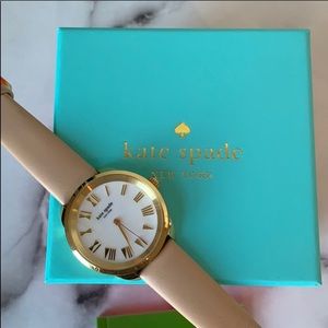 Kate spade ♠️ crosstown vachetta leather watch